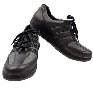 Sano By Mephisto Escape Air Bronze Leather Rocking Fitness Shoes Women's 10.5